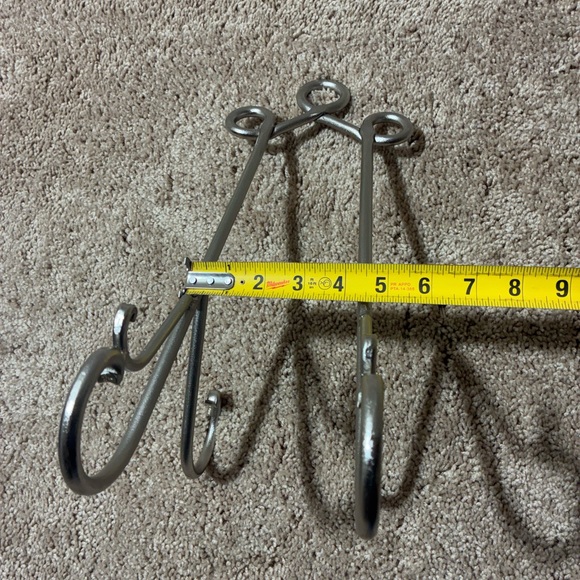 METAL EASEL For Display Color Silver About 16 Inches Tall Ornate Design Heavy - Picture 6 of 7